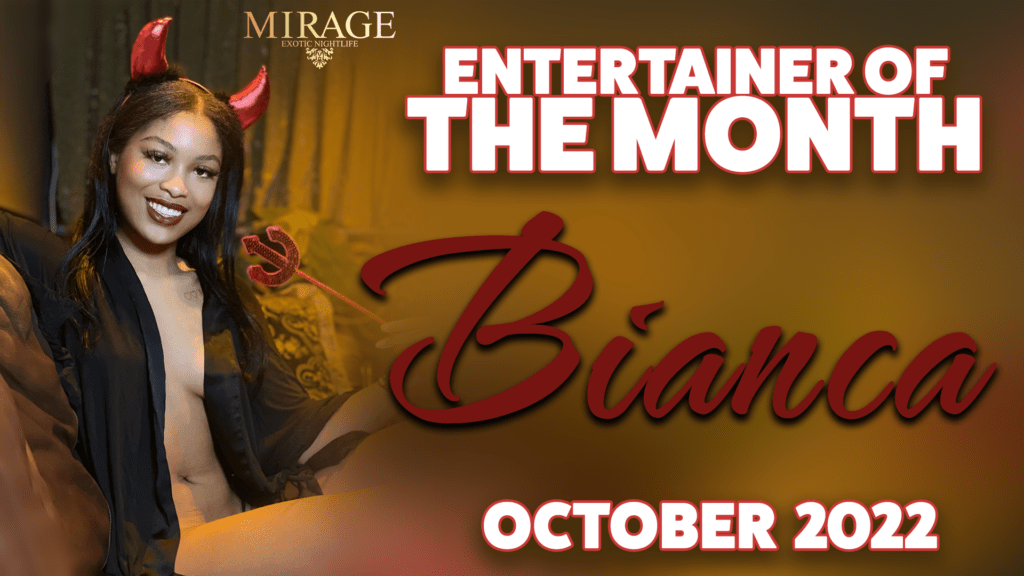 October 2022 Entertainer of the Month Bianca