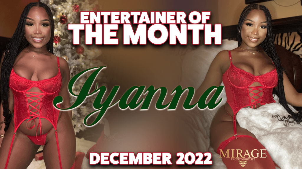 Mirage Night December 2022 Entertainer of the Month