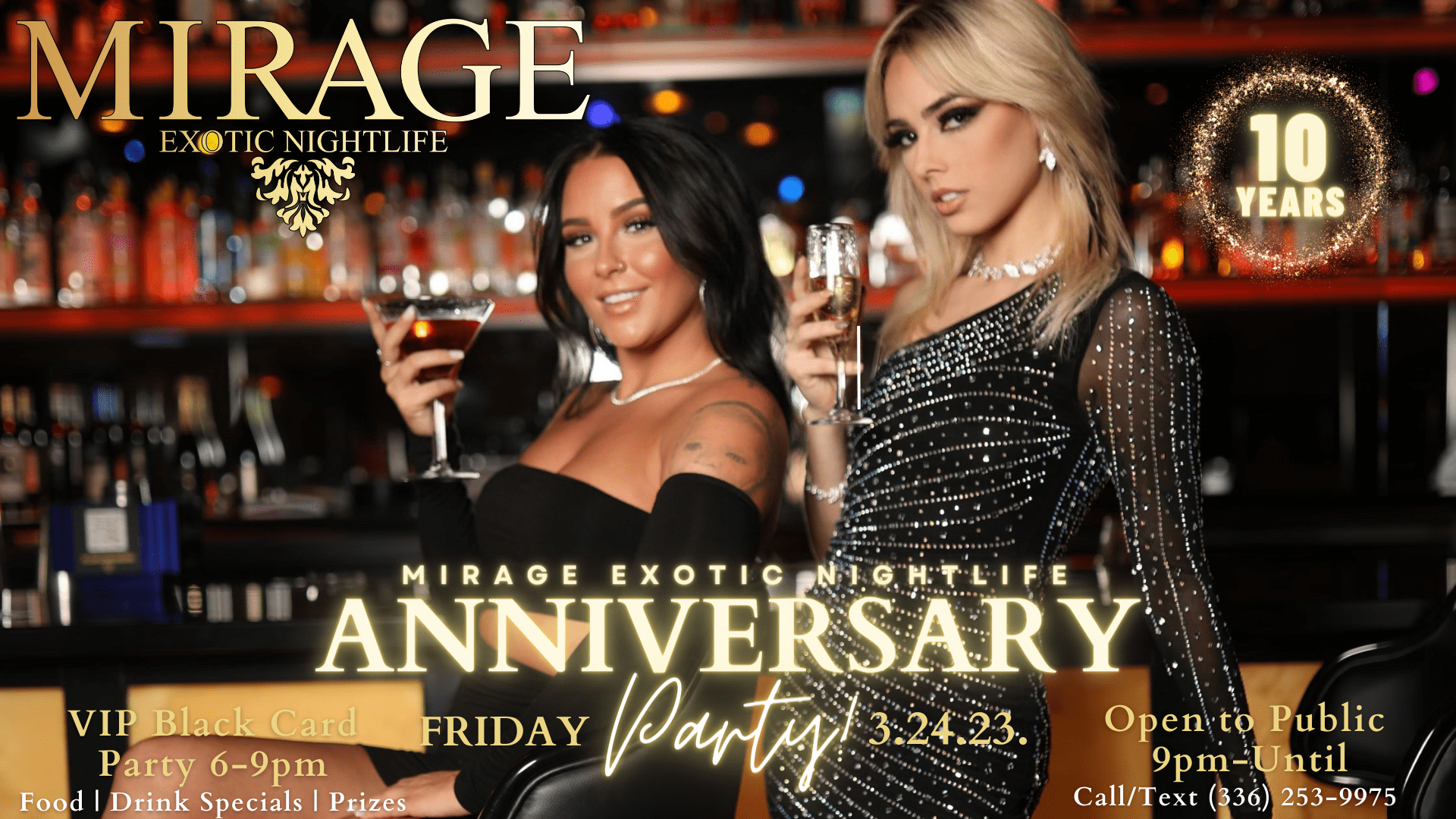 Mirage 10 Year Anniversary Party