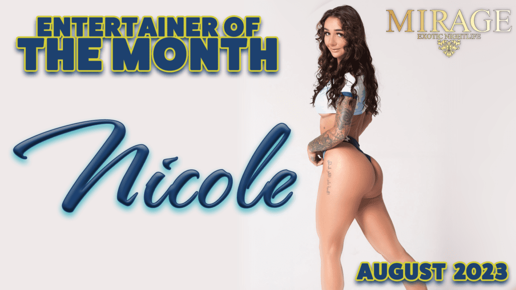 August 2023 Entertainer of the Month Nicole