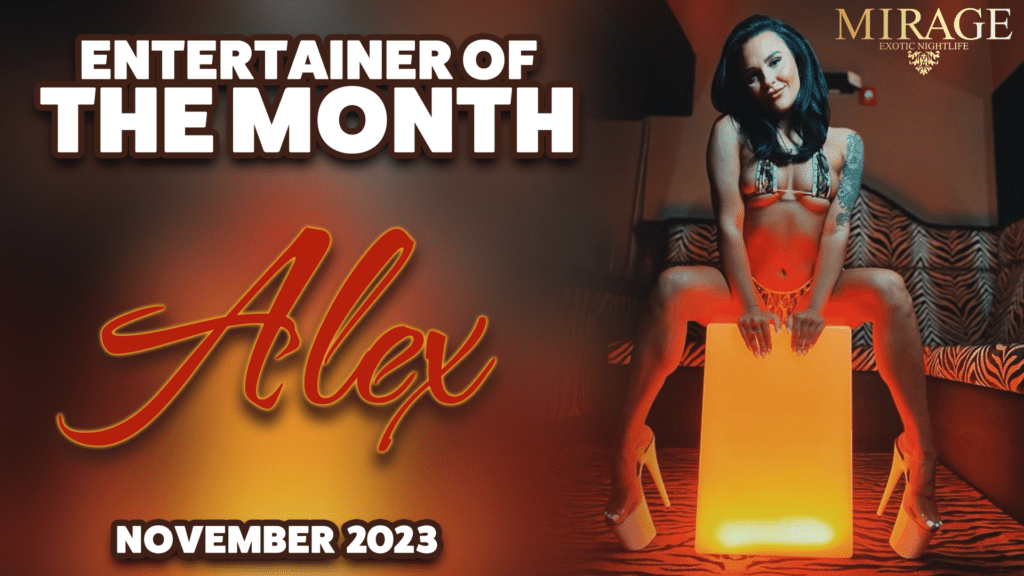 November 2023 Entertainer of the Month Alex