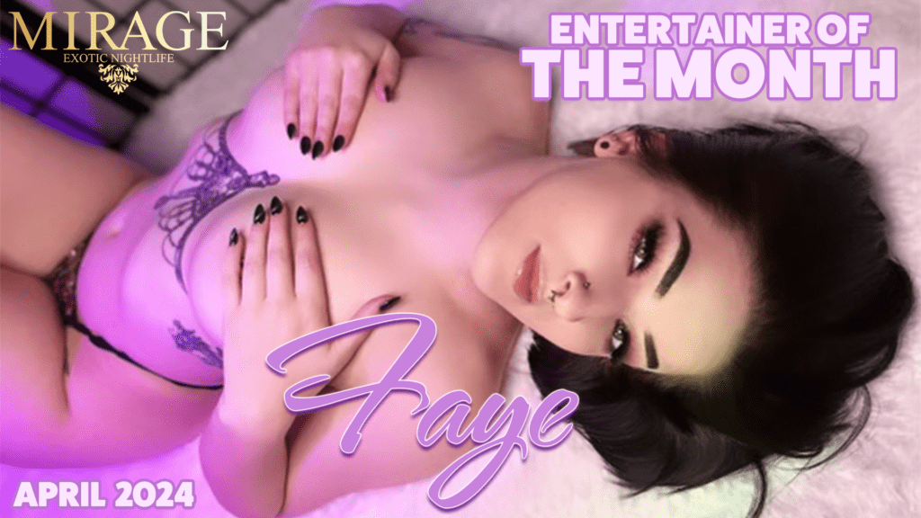 Mirage April 2024 Entertainer of the Month