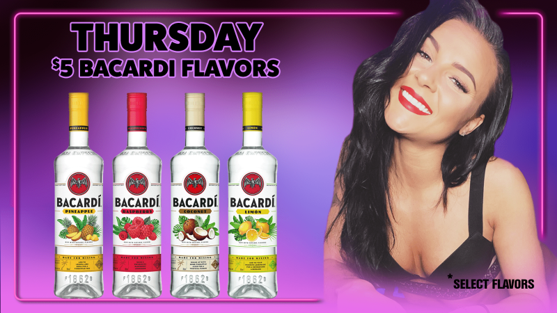 Thursday Mirage bacardi special
