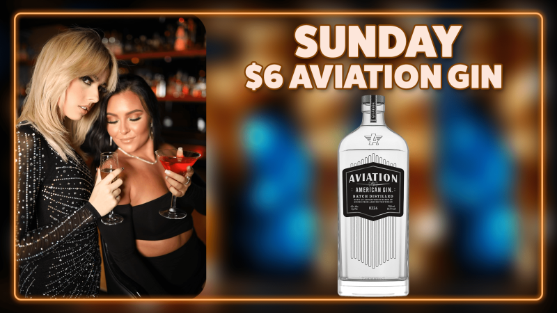 Sunday drink special aviation gin