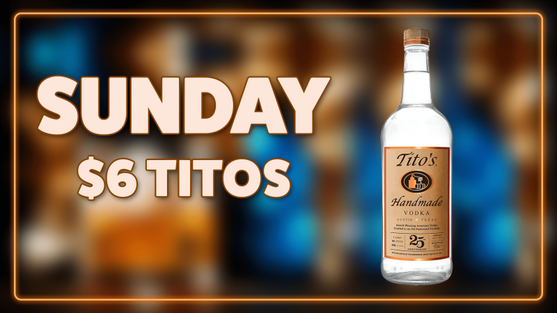 Sunday drink special