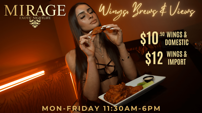 Beer and wings special